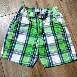 US Polo Assn, plaid 3t shorts